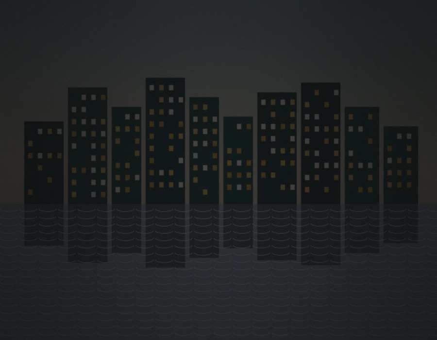 Aquarell Stadtlandschaft Berlin