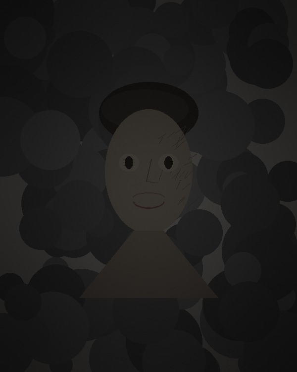 Kohlezeichnung Porträt